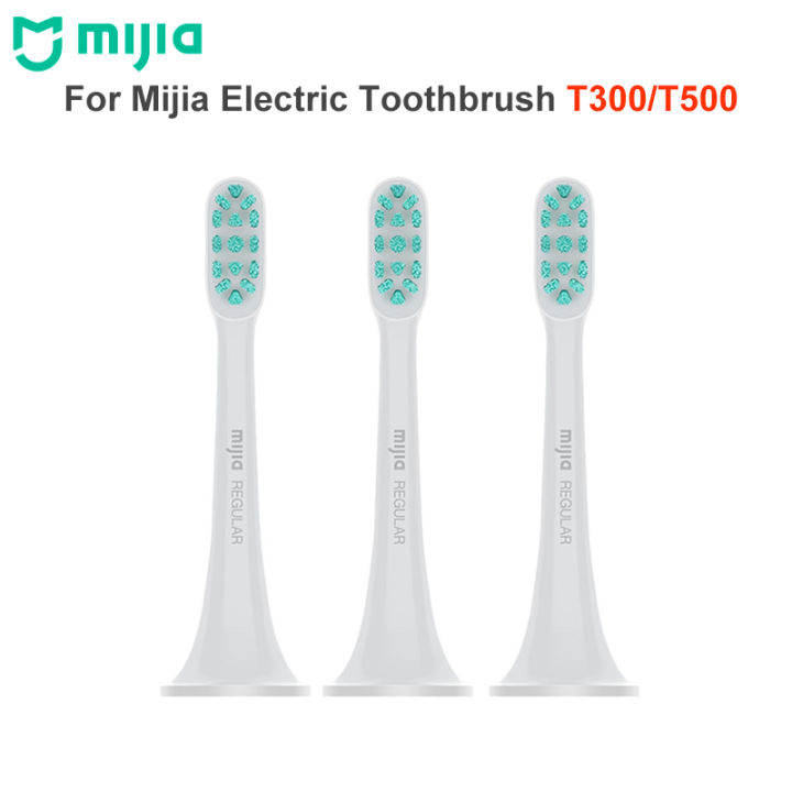 3pcs Original MIJIA T300 T500 Sonic Toothbrush Heads Teethbrush Replacement Heads Sonic Oral Hygiene Mi Oral Clean
