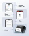 NIIMBOT B1 Label Maker, Bluetooth Portable Label Printer with Auto Identification, Easy to Use for Office, Home, Business. 
