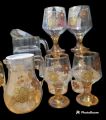 cool set /28 pice cool set / crystal gold cool set/jahez gift pack set/28 pice gift set/crystal cool set/18 glass set. 