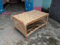 Rattan Sofa Chair Seat 2+1+1 & Tea Table - Cane Bentu / Carpet Sofa Set - Handcraft Furniture.