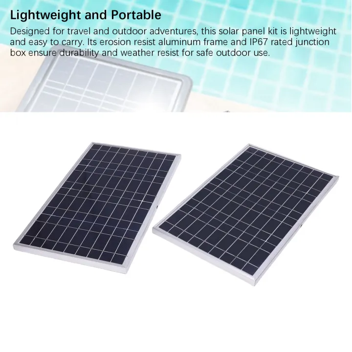 200W%20Solar%20Panel%20Kit%20Aluminum%20Frame%20Solar%20Charger%20Controller%20Kit%20for%20Off%20Grid%20Applications%20RV%20Travel%20-%20Image%202