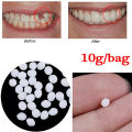 10g/Bag Tooth Repair Kit-Thermal Beads for Filling Fix The Missing and Broken Tooth or Adhesive The Denture Fake Teeth.