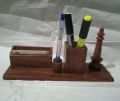 Minar Design Desk Organizer, Wooden Multifunction Desk Organizer, Ideal For Home and Office. 