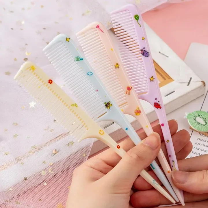 2Pcs%20Kids%20Hair%20Comb%20Set%20Cute%20Portable%20Anti-Static%20Plastic%20Hairdressing%20Comb%20For%20Girls%20Hair%20Comb%20Cartoon%20Baby%20Chil%20-%20Image%205