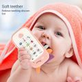 Baby Phone Toy Music Sound Telephone Sleeping Toys with Teether Simulation Toys Phone Infant Early Educational Toy Kids Gifts. 