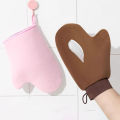 Reusable Self Tan Glove Applicator Body Tanning Gloves For Cream Lotion Mousse Finger Glove For Easy Application Body Cleaning.