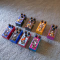 DOZZLY Mini Single Type Electric Guitar Effects Pedal Overdrive/Distortion/Chorus/Tremolo/Digital Delay Pedal Guitar Accessories. 