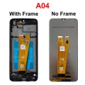 For Samsung Galaxy A04 LCD A045 A045F Display A04S Touch Screen A047 A047F Digitizer For A04E LCD A042 A042F Replacement Parts. 