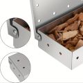Stainless Steel Smoker Box for Gas BBQ, Wood Chip Smoker, Meat Smoker, Outdoor Cooking Tool, No Power Required bbq accessories.