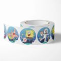 500PCS SpongeBob SquarePants Stickers Cartoon Anime Figure Image Kawaii Cup Luggage Stationery Decoration Toys Sticker Kid Gifts. 