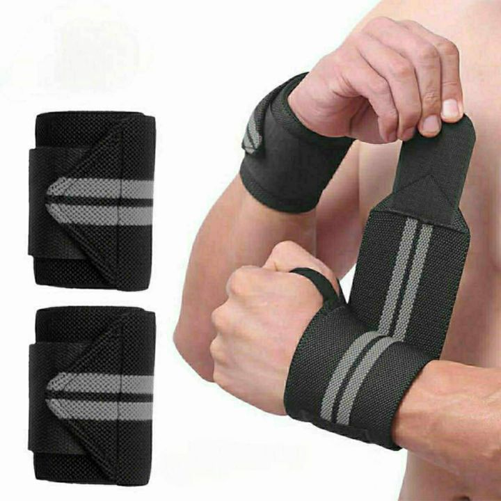 Wrist Support Band for Men and Women - Wrist Wraps with Thumb Loop for Weightlifting, Powerlifting, Gym, and Crossfit.