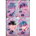 Alien Stage Anime 3inch Till Ivan Small Card Photo Cards for Girls Friends Gift DIY Postcard Bookmark Anime Accessories 4pcs/Set. 