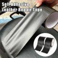Self-adhesive Leather Repair Tape for Sofa Car Seat Handbag Jacket Furniture Shoe First Aid Patch DIY Black Leather Patch. 