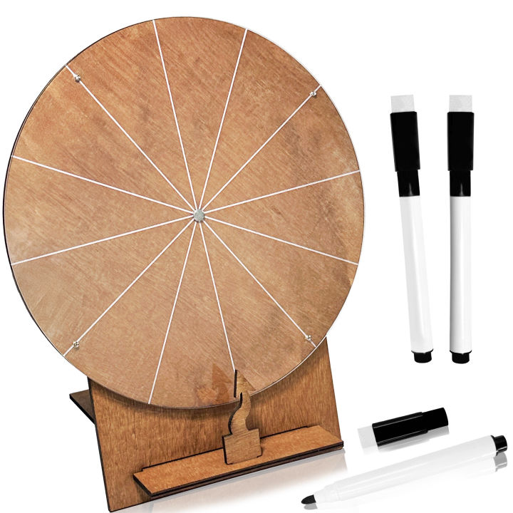 Wedding%20Challenge%20Spinning%20Wheel,%20Wooden%20Prize%20Tabletop%20Spinner%20Erasable%20Raffle%20Spinning%20Wheel%20for%20Wedding%20School%20Home%20Party%20-%20Image%202