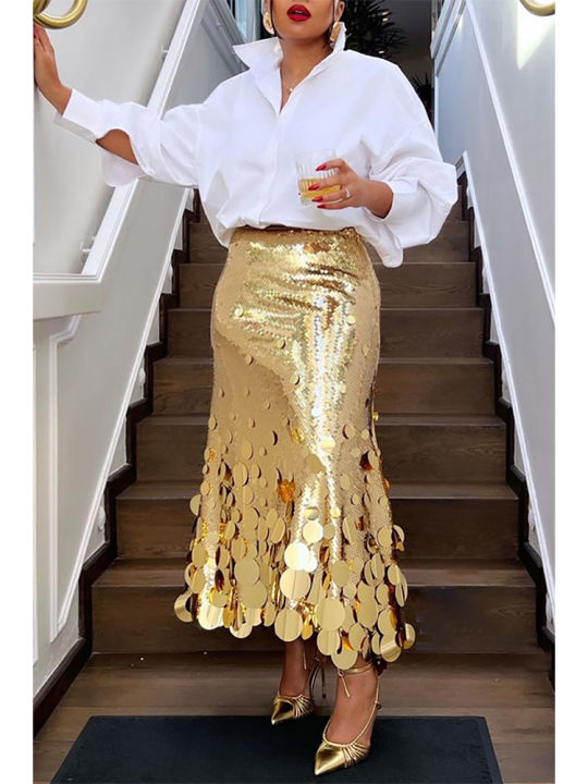 Women's%20Plus%20Size%20Formal%20Skirts%20Elegant%20Gold%20Long%20Sequin%20Party%20Club%20Evening%20High%20Waist%20Skirts%20Female%20Casual%20Cocktail%20Skirts%20-%20Image%207