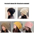 Winter Casual Warm Hats Solid Color Hip Hop Unisex Female Beanie Caps Fashion Cute Knitted Beanies Bonnet Caps. 