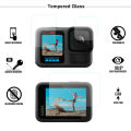 Silicone Case for GoPro Hero 13 Black Tempered Glass Screen Protector Protective Film Flip Battery Side Cover Lens Cap. 