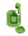 Air31 TWS dual Earbuds handfree Bluetooth Wireless Earbuds Transparent crystal frame Bluetooth headset Digital Display powerbank for earbuds charging. 