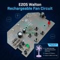 HT-E205 Walton Rechargeable Stand Fan Circuit Board LED Function 12V 45W 16 inch Fan Driver Board Replacement Parts of WRSF16B-RMC.