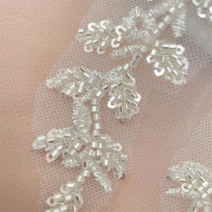 10PCS-2PCS.%20Silver%20White%20Beaded%20Lace%20Mirror%20Flowers.Flower%20Leaves%20Embroidery%20Wedding%20Dress%20Headdress.DIY%20Sewing%20Supplies%20Patch%20-%20Image%205