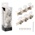Guitar String Tuning Peg Keys Tuner Machine Head Knobs Tuning Key 3R3L Compatible with Classical Guitar. 