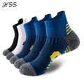 9/5/3/1 Pairs Men's Sport Socks Breathable Outdoor Running Basketball Socks Cotton Training Short Tube Socks For Men. 