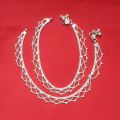No.47 Silver Classic Design Pauju / Anklet For Women, 2.92 Tola - Sp Jewellers. 