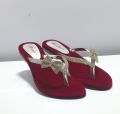 New Fancy Chappal For Girls|Soft and Light weight Flat chappal|Black and silver Combination| Best for wedding party wear. 