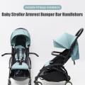 Baby stroller armrest Stroller Bumper Bar Adjustable Angle Armrest Handle Pushchair Front Bumper Bar Handlebars Crossbar Accesso.