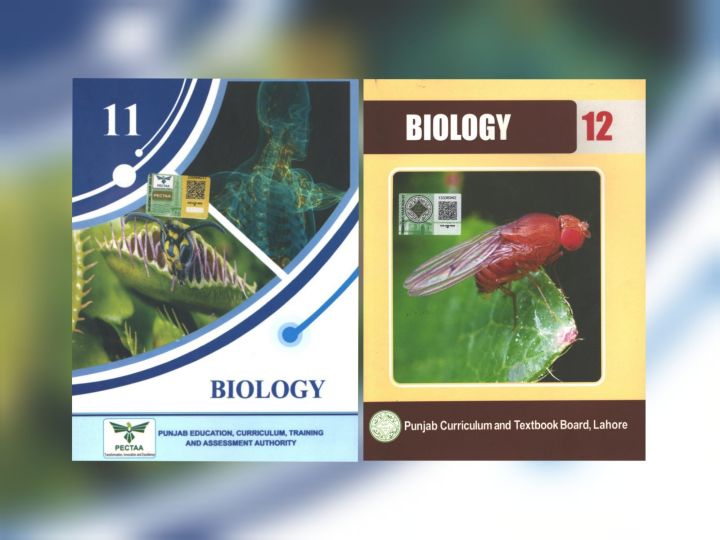 Set of 2 books: Biology class 11 Punjab Textbook Board - Biology Class 12 Punjab Textbook Board / Biology book class 11 Punjab Board / Biology book class 12 Punjab Board