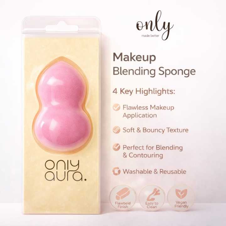 Only Aura Miracle Powder Beauty Blender - 1 pcs