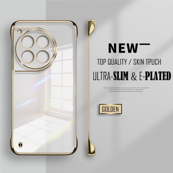 Plated%20Transparent%20Slim%20Frameless%20Phone%20Case%20For%20Oneplus%2013%2013R%2012%2012R%2011%2011R%2010T%2010R%2010%20Pro%20Lens%20Protection%20Plating%20Back%20Cover%20-%20Image%204