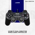 Perfect UCOM PC Dual Vibration Wired Game Controller Gaming Joypad Joystick USB Gamepad Joystick Gamepad Joypad For Win7/ XP For PC Laptop Vibration Gamepads.