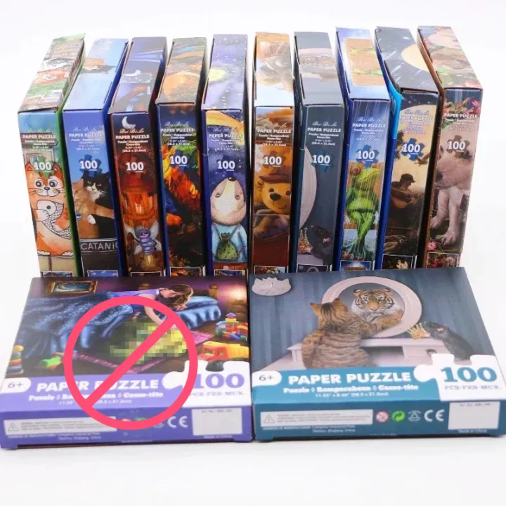 28.5*21.5cm%20Paper%20Jigsaw%20Puzzle%20100%20Pieces%20Animals%20Adult%20Stress%20Relief%20Children%20Educational%20Entertainment%20Toys%20Christmas%20%20-%20Image%206