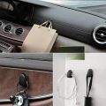 Car Hooks Interior Storage Holder for USB Cable Headphone Key Self-Adhesive Dashboard Wall Hanging Hook Auto Accessories.