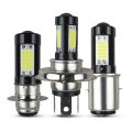 1PCS LED Motorcycle Headlight H4 BA20D P15D-H6 White High Low Beam Headlight Lamp Bulbs 12V Fog Light For Moto Scooter Tricycle. 