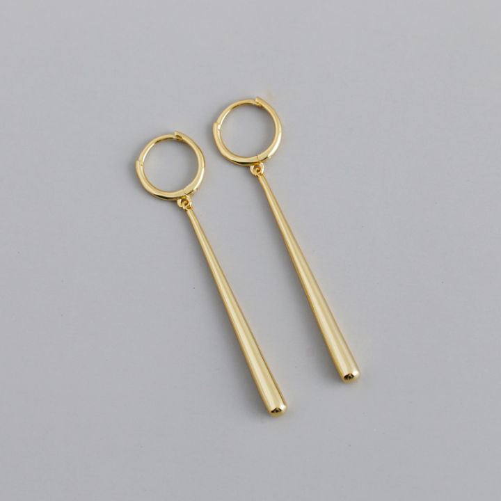 ANENJERY%20Silver%20Color%20Long%20Strip%20Hoop%20Earrings%20for%20Women%20French%20Gold%20Silver%20Waterdrop%20Earrings%20Jewelry%202022%20New%20-%20Image%207