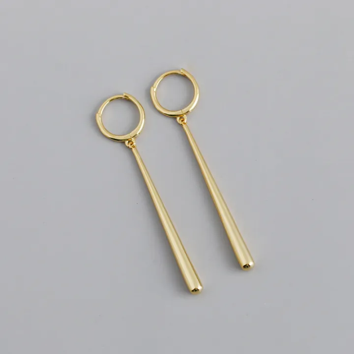 ANENJERY%20Silver%20Color%20Long%20Strip%20Hoop%20Earrings%20for%20Women%20French%20Gold%20Silver%20Waterdrop%20Earrings%20Jewelry%202022%20New%20-%20Image%207