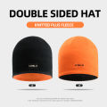 WRELS Knitted Hat Double-Sided Pullover Hat Warm Thickened Winter Hats Windproof Sun-Proof Beanie Hat Elastic Cycling Ski Cap.