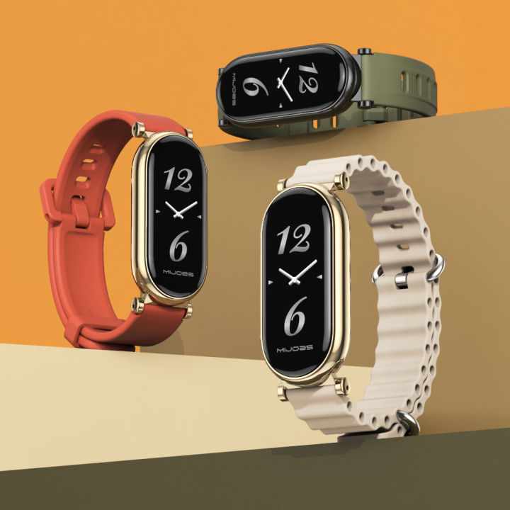 Mi Band 9 Strap For Xiaomi Smart Band 8 Bracelet NFC Global Version New Design Miband Wristband Silicone Wristband for Mi Band 9