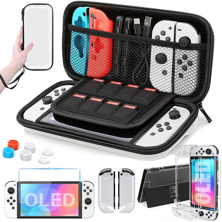 Estuche Funda For Nintendo Switch & OLED Joycon Nitendo Swich Joy Con Protection Game Console Case Accessories Cover Shell Skin