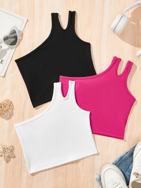 Children's%20Clothing,%20Girls'%20Fashionable%20Sports%20Vests,%20Kidsren's%20Casual%20Trendy%20Sports%20Summer%20Clothes,%20Suitable%20for%20Girls%20Aged%201-8,%20Versatile%20Tops%20for%20Home%20and%20Outdoor%20Use%20-%20Image%202