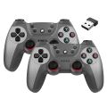Wireless doubles game Controller For Linux/Android phone For Game Box Game stick PC Smart TV Box 2.4G gamepad Joystick.
