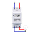 New type Din Rail 2 wire Weekly 7 Days Programmable Digital TIME SWITCH Relay Timer Control AC 220V 230V 12V 24V 48V 16A. 