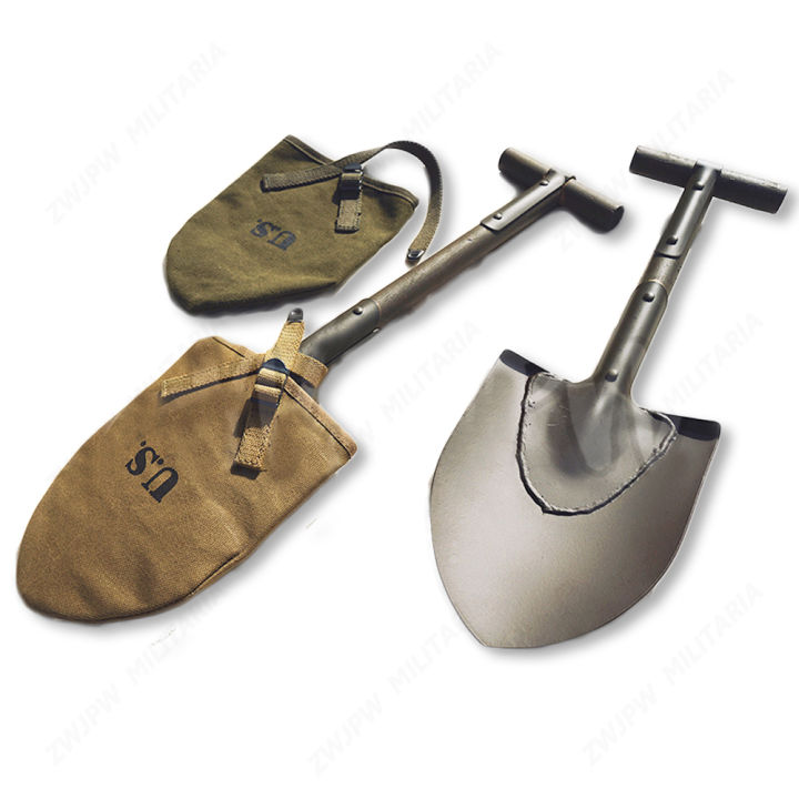 WW2 US AIRBORNE M1910 T-HANDLE SHOVEL Length 47cm WITH