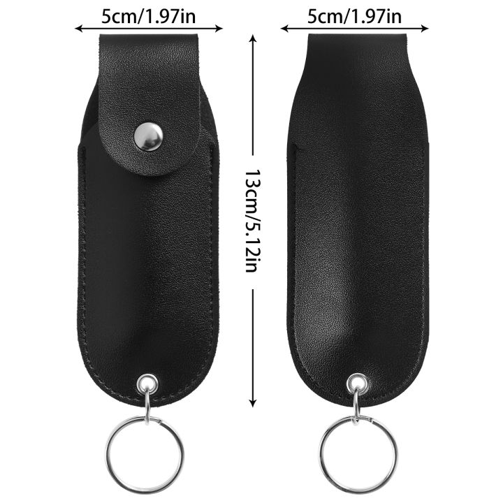 Pepper%20Spray%20Pouch%20PU%20Leather%20Pepper%20Spray%20Holster%20Mini%20Portable%20Top%20Flap%20Pepper%20Spray%20Holder%20Self%20Defense%20Spray%20Keychain%20-%20Image%202
