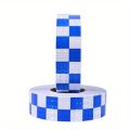 PVC Reflective Sticker Square Grid Checkered Pattern Reflector Tape Fluorescent Reflect Film for Truck Car Road. 