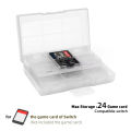 DATA FROG 24 in 1 Portable Game Card Switch Game Memory SD Card Holder for Switch Lite Console Travel Storage Case.