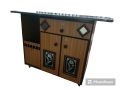 lamination Iron table wooden , Extra large size, heavy weight iron press table. 