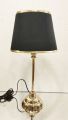 Single Metal Table Lamp Golden Color. 